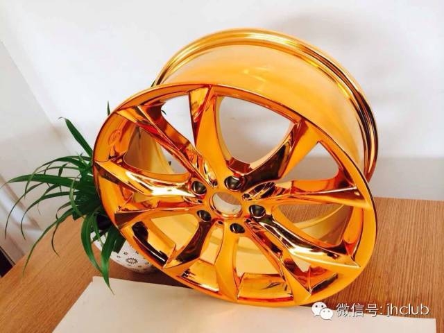 嘉濠汽车美容改装彩色电镀轮毂定制