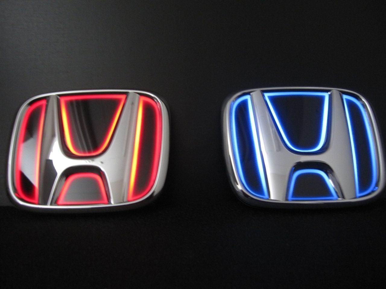 JUNACK LED TRANS EMBLEM HONDA working