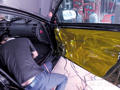 桑塔納全車隔音 (10)