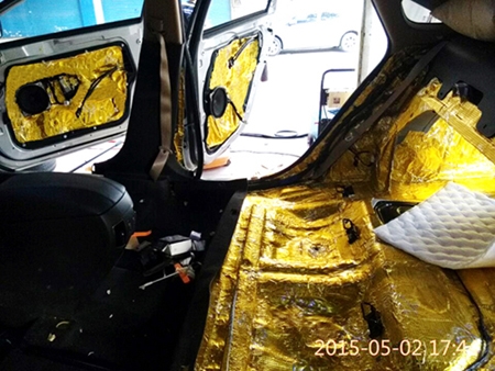 桑塔納全車隔音 (15)