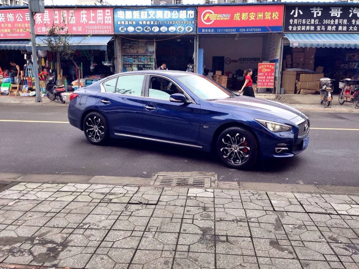 英菲尼迪G25  換裝17寸 koko 黑色車， (8)