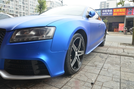 奧迪A5 換裝18寸 k9515 黑車面 (9)