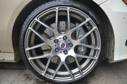 奔馳A45 升級19寸 k181 槍灰車面 (12)