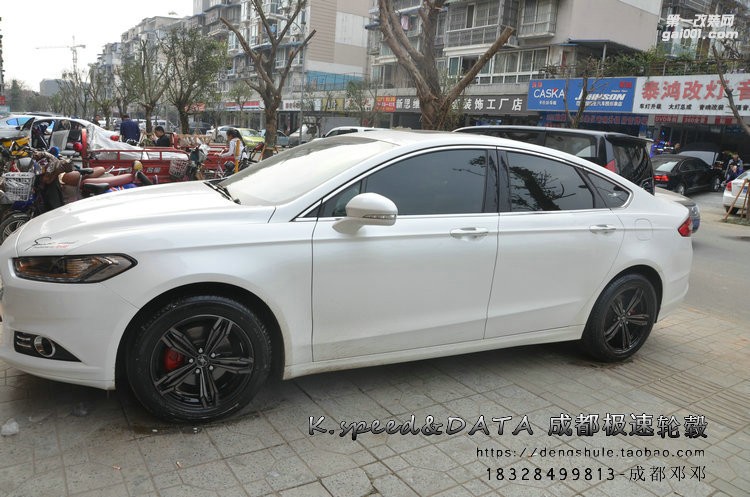 福特蒙迪歐 換裝17寸 KX3269  黑色透明漆 (1)