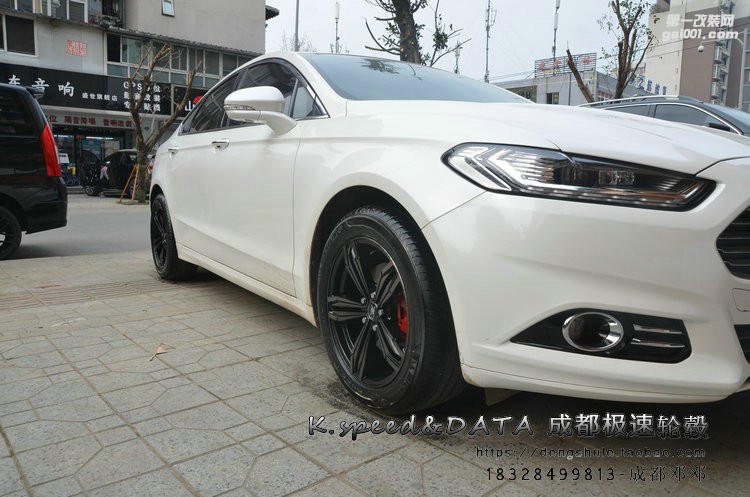 福特蒙迪歐 換裝17寸 KX3269  黑色透明漆 (7)