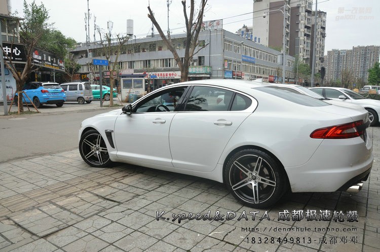 捷豹XF  升級20寸 DX300 晶檀紫車面 輕量化旋壓 (15)