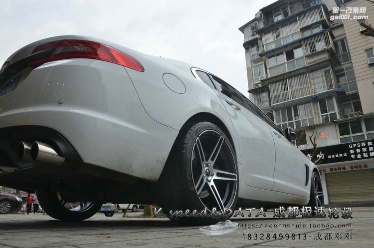 捷豹XF  升級20寸 DX300 晶檀紫車面 輕量化旋壓 (8)