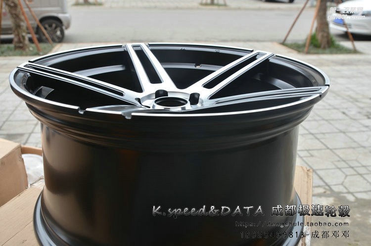 捷豹XF  升級20寸 DX300 晶檀紫車面 輕量化旋壓 (4)