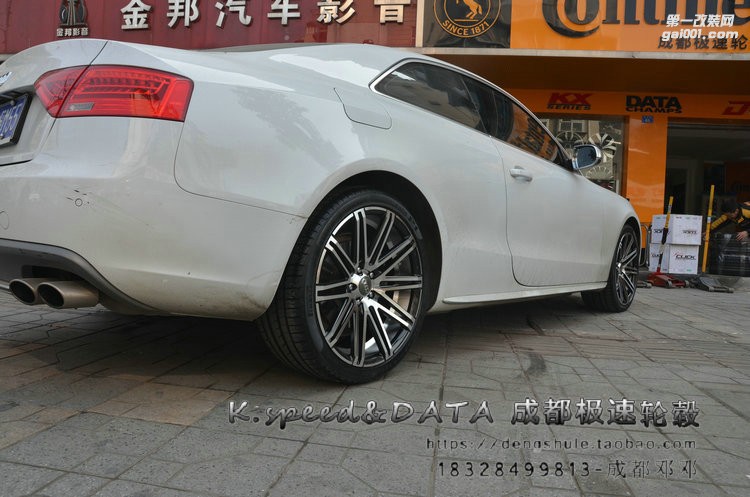 奧迪A5  升級19寸 DT901  星空黑 亮面  (9)