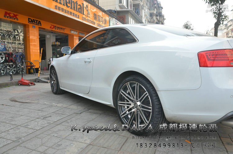 奧迪A5  升級19寸 DT901  星空黑 亮面  (5)