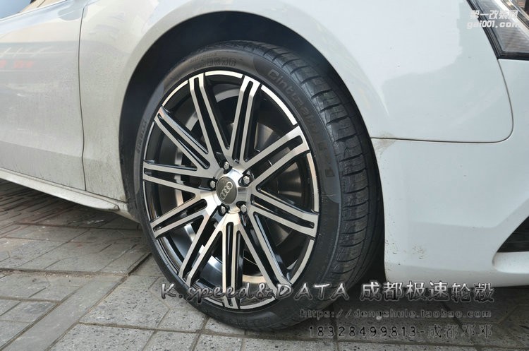 奧迪A5  升級19寸 DT901  星空黑 亮面  (10)
