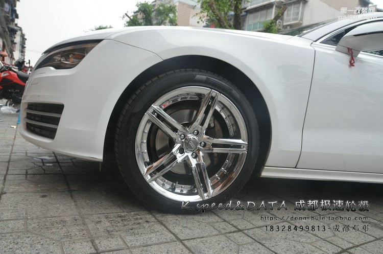 奧迪A7 升級(jí)19寸 DT325 炫光鍍輪轂 (4)