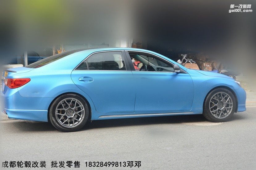 豐田銳志升級  18寸K066 電鍍銀輕量化旋壓 (1)