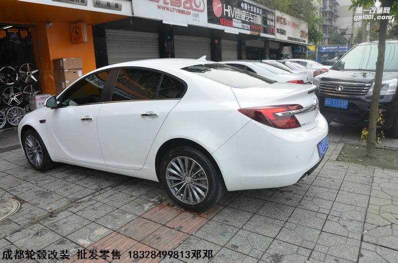 別克君威換裝17寸 槍灰車面 (5)