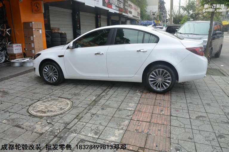 別克君威換裝17寸 槍灰車面 (6)