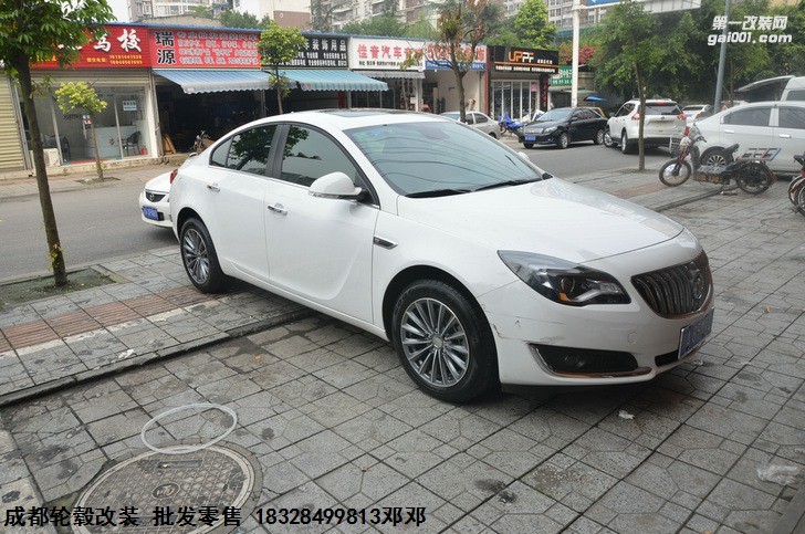 別克君威換裝17寸 槍灰車面 (2)