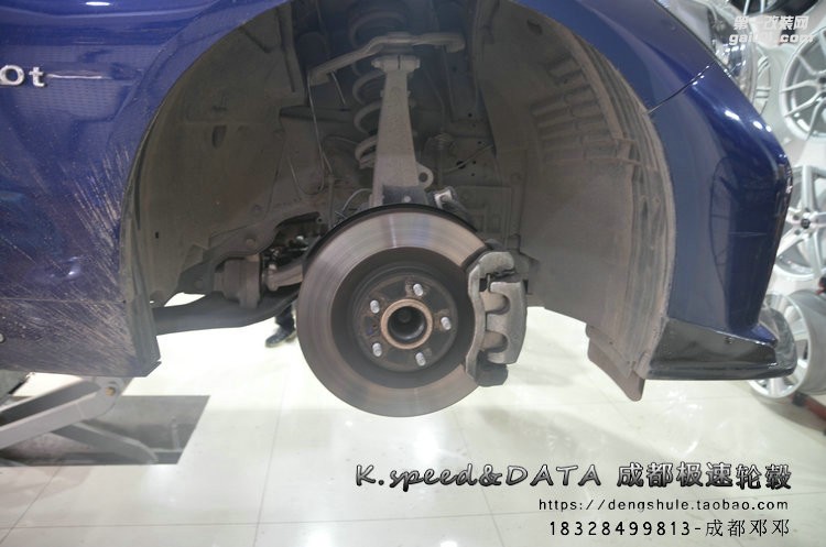 英菲尼迪 Q50 升級(jí)19寸 ENKIE RF20 配AP9040 370mm剎車碟 (23)
