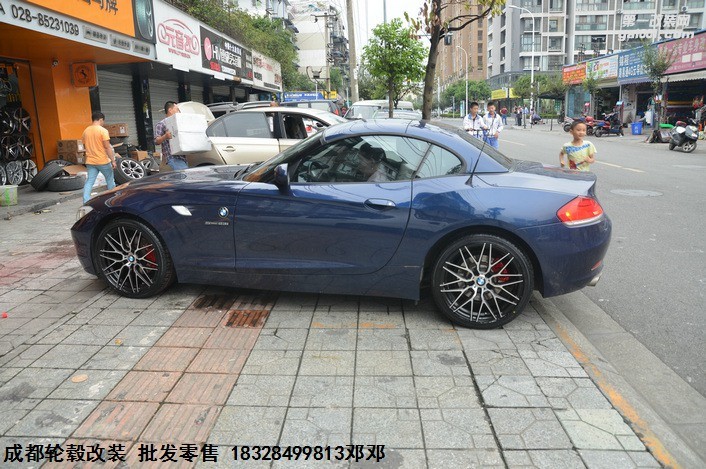 寶馬Z4  升級18寸 DX500 晶檀紫亮面 (10)