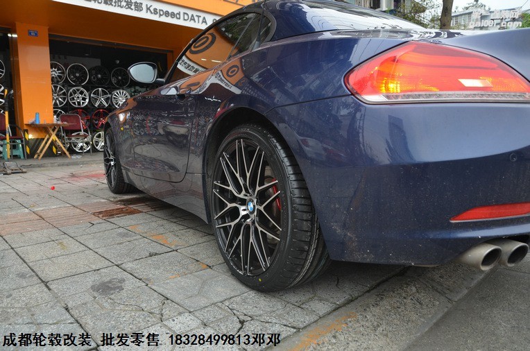 寶馬Z4  升級18寸 DX500 晶檀紫亮面 (11)