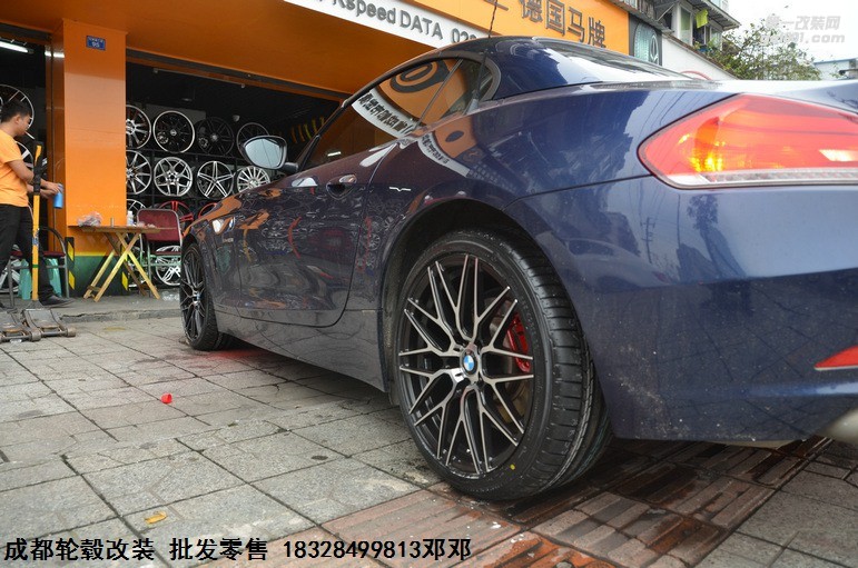 寶馬Z4  升級18寸 DX500 晶檀紫亮面 (8)