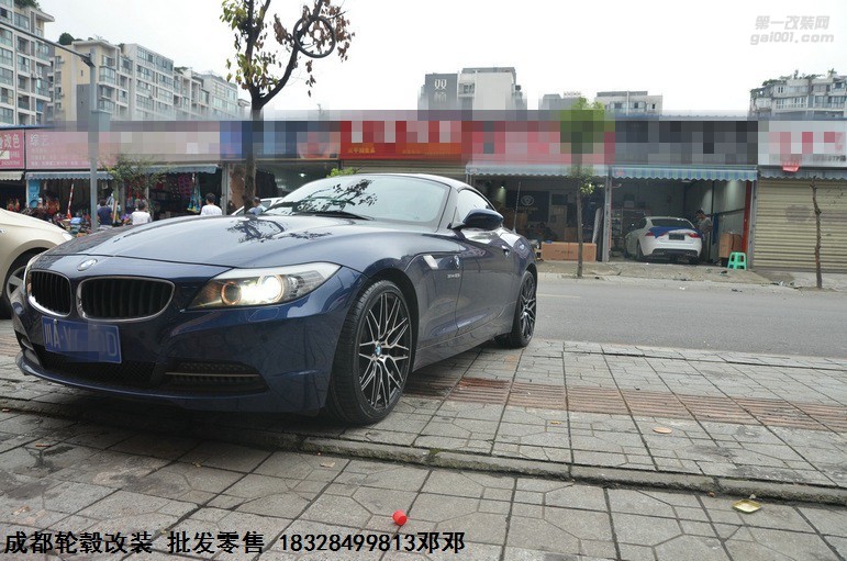 寶馬Z4  升級18寸 DX500 晶檀紫亮面 (9)