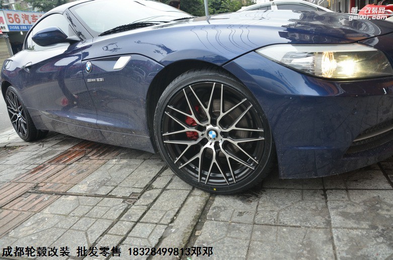 寶馬Z4  升級18寸 DX500 晶檀紫亮面 (13)