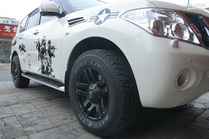 日產(chǎn) 途樂 換裝18寸越野輪轂 配285 65 18 (8)