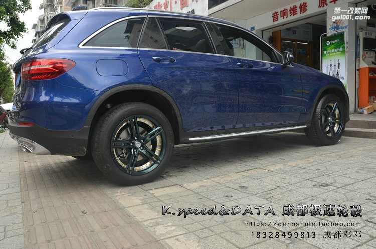 奔馳GLC  換裝19寸 DT325 變色龍 (7)