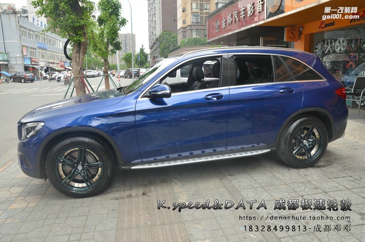 奔馳GLC  換裝19寸 DT325 變色龍 (10)