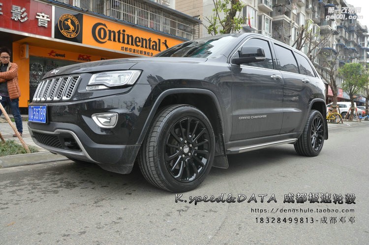 JEEP大切諾基 定制20寸刀鋒鍛造輪轂裝車 (17)