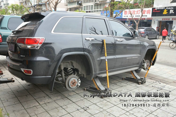 JEEP大切諾基 定制20寸刀鋒鍛造輪轂裝車 (13)