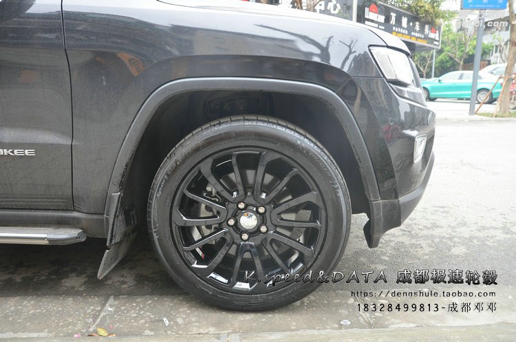 JEEP大切諾基 定制20寸刀鋒鍛造輪轂裝車 (16)