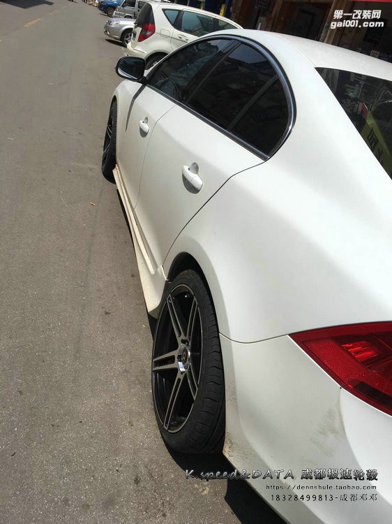 沃爾沃S60  升級(jí)19寸 DX300 晶檀紫車面 (5)