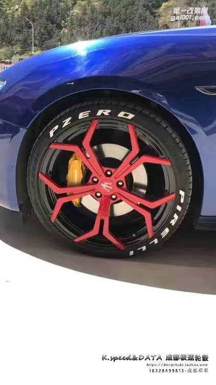 瑪莎拉蒂 私人定制鍛造輪轂裝車 (2)