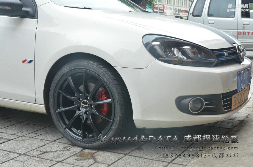大眾高爾夫 升級(jí)18寸 雅泛迪 SP91  半亞黑 (11)