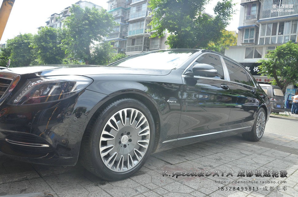 邁巴赫奔馳  S400  升級19寸 S500 原裝正品輪轂 (10)
