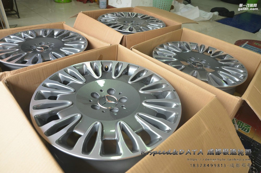 邁巴赫奔馳  S400  升級19寸 S500 原裝正品輪轂 (4)