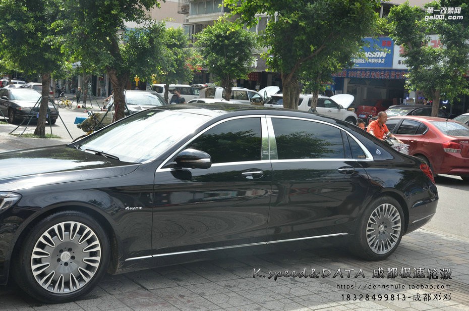邁巴赫奔馳  S400  升級19寸 S500 原裝正品輪轂 (14)
