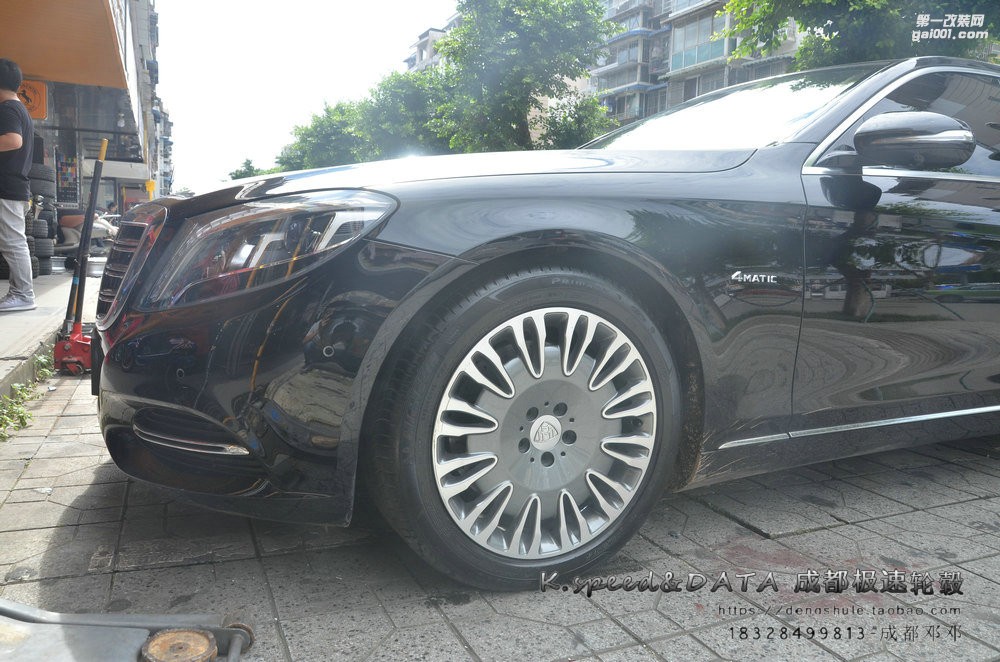 邁巴赫奔馳  S400  升級19寸 S500 原裝正品輪轂 (9)