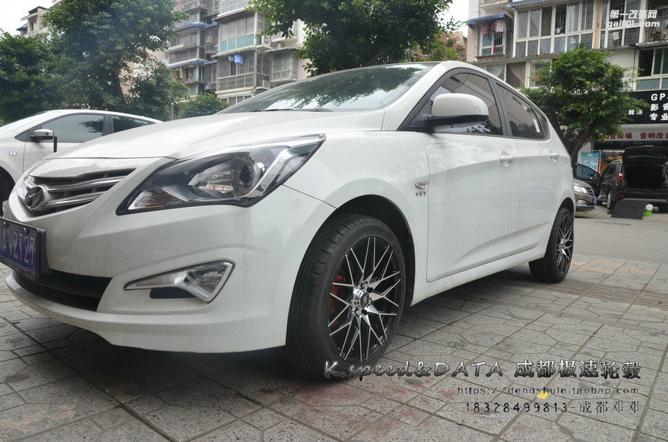 現(xiàn)代瑞奕升級(jí)16寸 KX2794 黑色車(chē)面 (7)