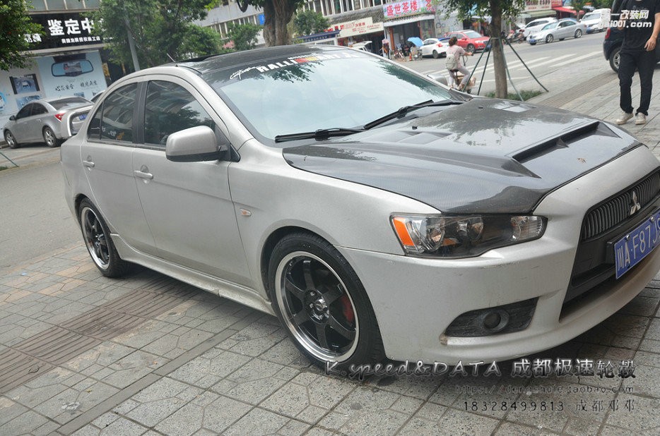 三菱翼神 升級18寸 SP87 黑色車邊 雅泛迪輪轂 (17)