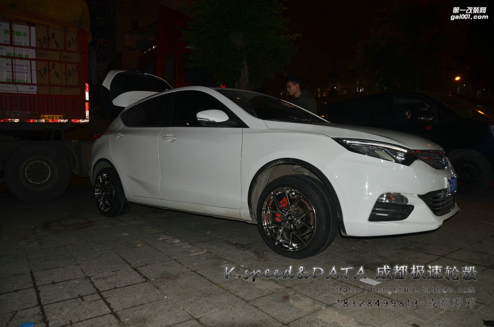 長(zhǎng)安逸動(dòng) 升級(jí)17寸 KX5325 電鍍輪轂 (2)