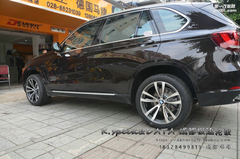 寶馬X5  升級20寸 定制469M 鍛造輪轂 裝車 (7)