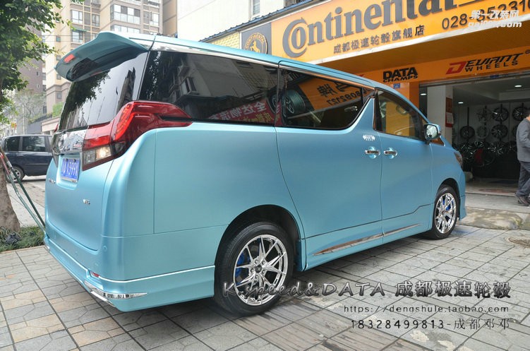 埃爾法升級18寸 KX5325 電鍍輪轂 (7)