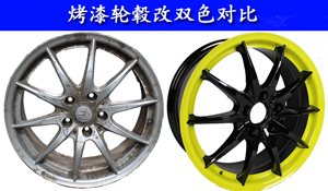 輪轂改雙色