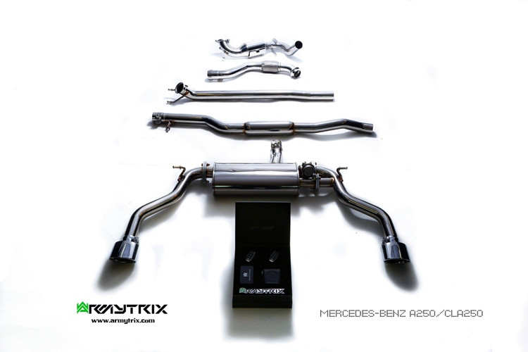 奔馳CLA220 CLA260改裝ARMYTRIX ARM排氣
