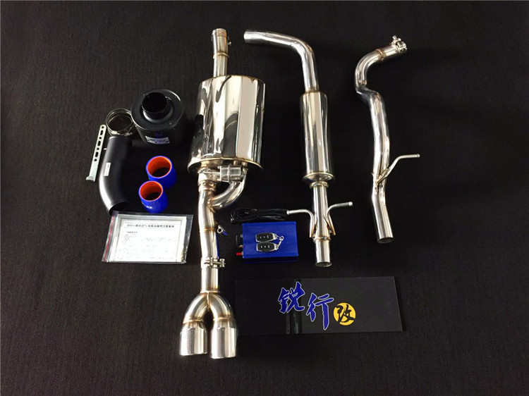 大眾朗逸改裝EBL閥門排氣EDDY碳纖維進氣