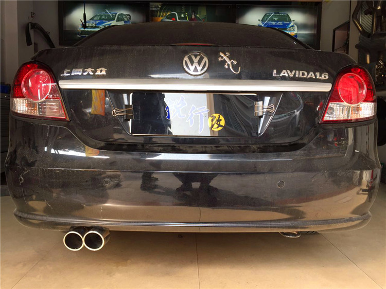 大眾朗逸改裝EBL閥門排氣EDDY碳纖維進氣