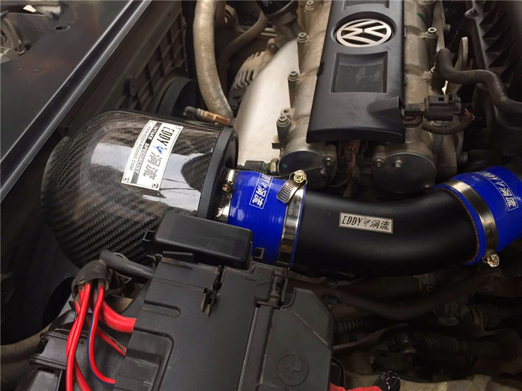 大眾朗逸改裝EBL閥門排氣EDDY碳纖維進氣