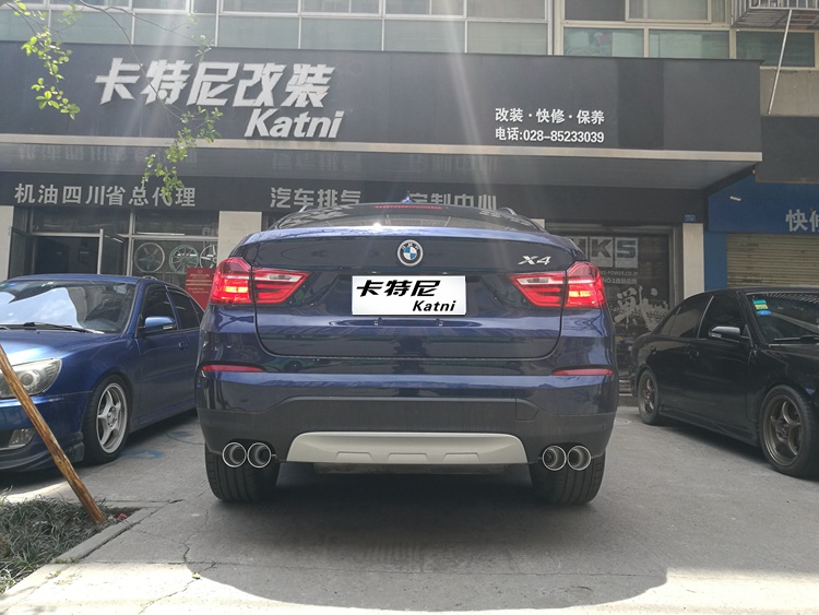 寶馬X4改裝雙邊排氣管